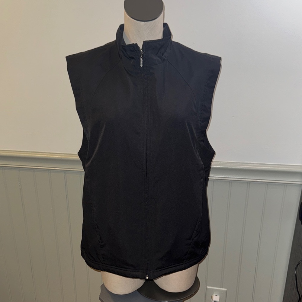 Men’s Pro Tour Performance Golf Black Sleeveless Zip-Front Vest size‎ Medium